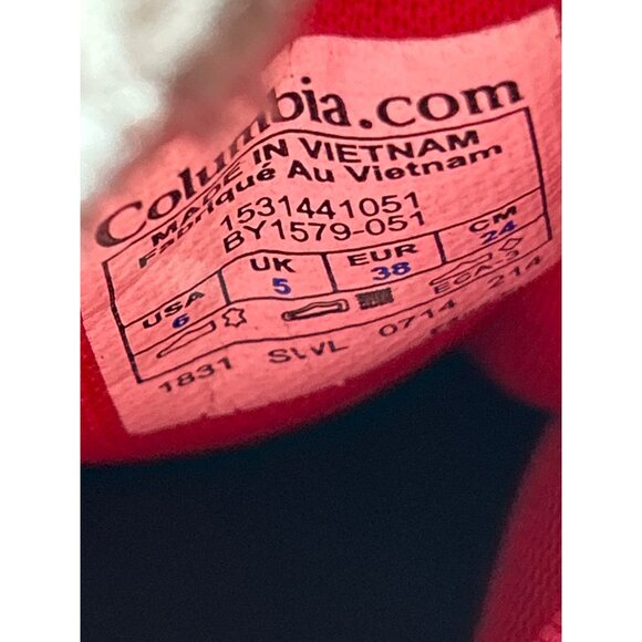 Columbia Womens 200g Bugaboot Winter Snow Boots Grey/Pink Size 6 Waterproof - Picture 6 of 8